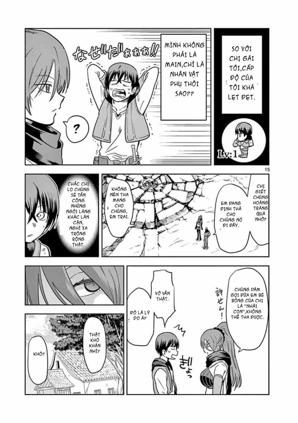 Chuyển Sinh Cùng Bà Chị Đấm Phát Chết Luôn 1 trang 15