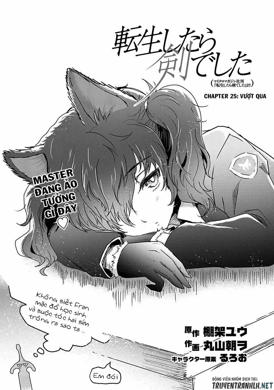 Chuyển Sinh Thành Kiếm 25 trang 2