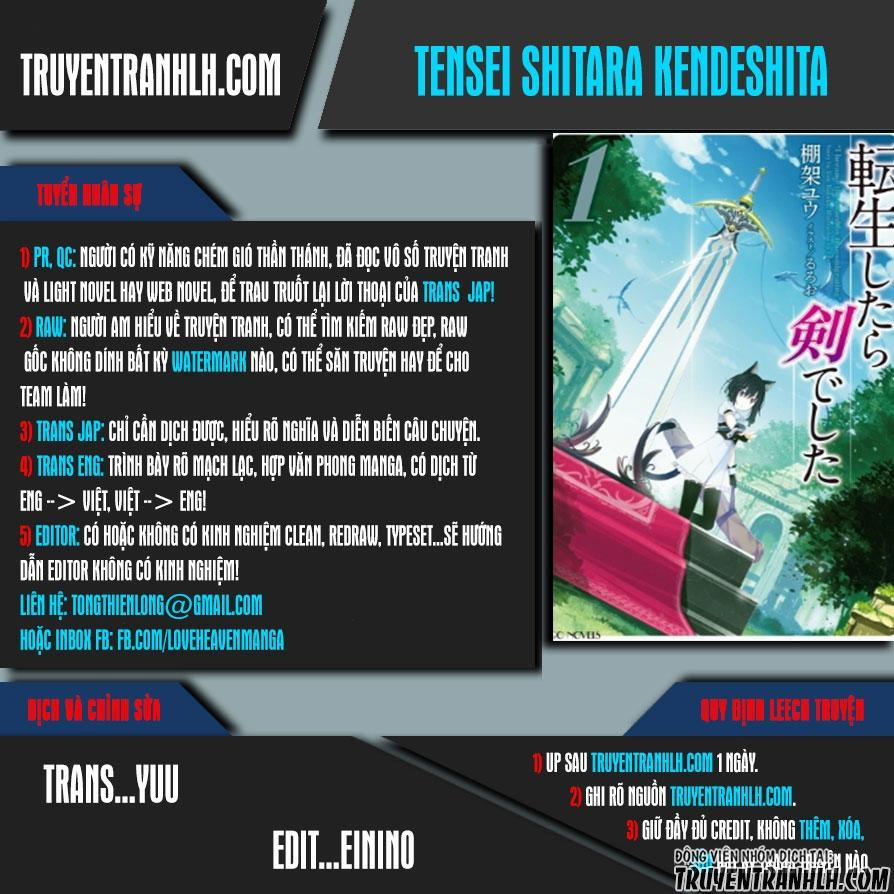 Chuyển Sinh Thành Kiếm 3 trang 0