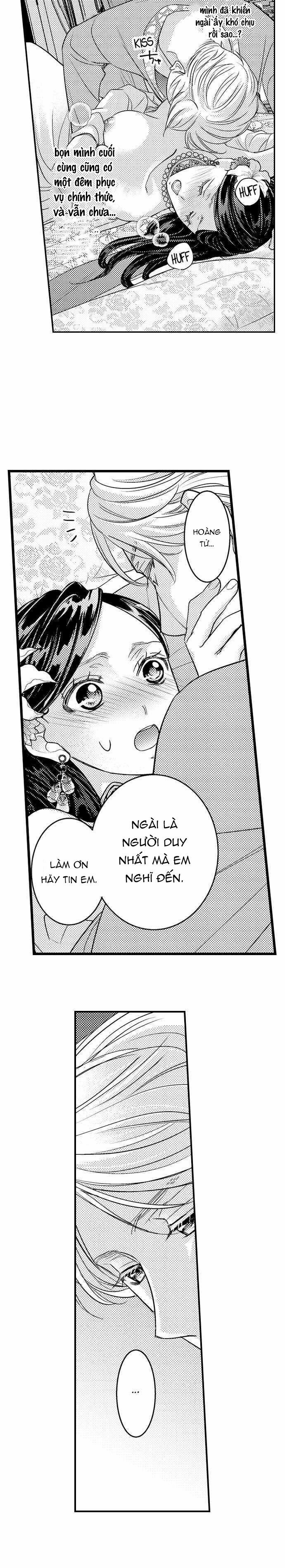 Chuyển Sinh Vào Thế Giới Khác ~ Nếu Muốn Trở Thành Nữ Hoàng Hãy Tìm Cách Để Được Hoàng Đế Sủng Ái Vào Ban Đêm 32.1 trang 5