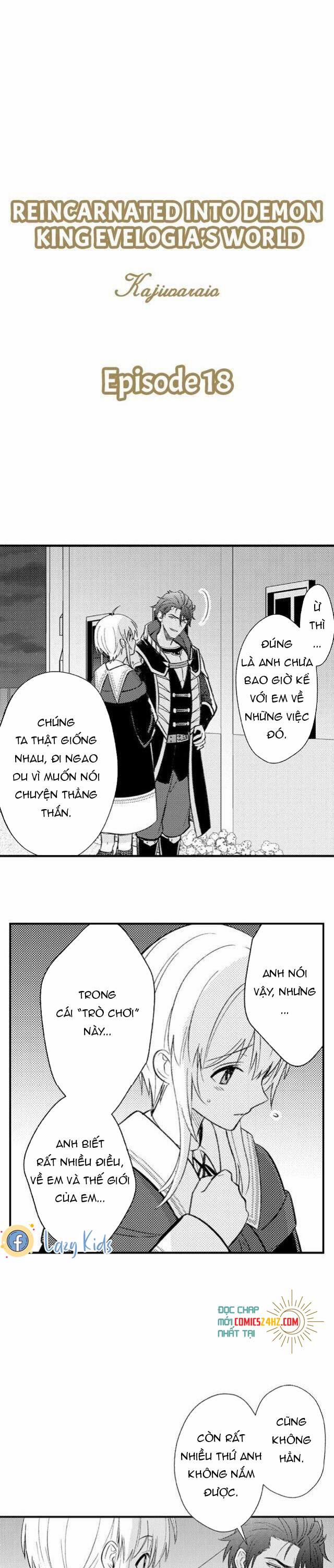 Chuyển Sinh Vào Thế Giới Quỷ Vương Evelogia 18 trang 1