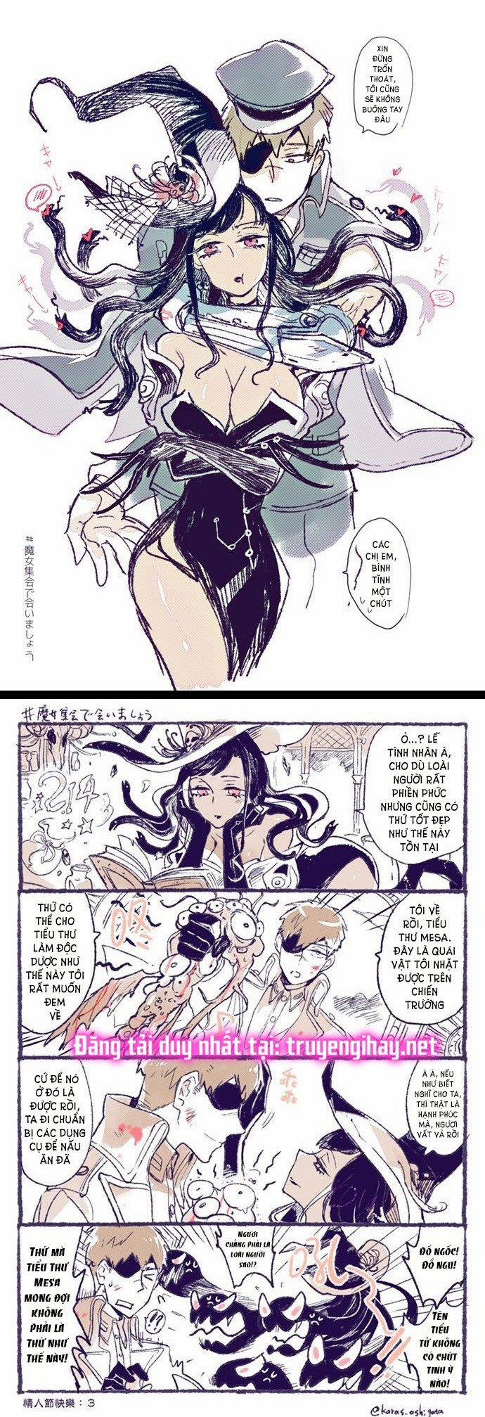 Chuyện Tình Của Hắc Ma Nữ & Chàng Trai Dị Sắc 1.2 trang 16