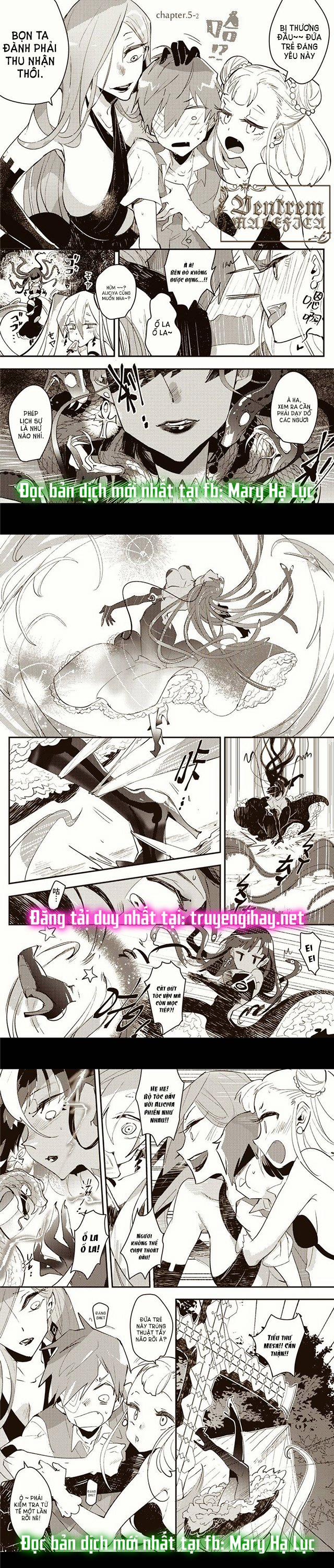 Chuyện Tình Của Hắc Ma Nữ & Chàng Trai Dị Sắc 5.1 trang 6