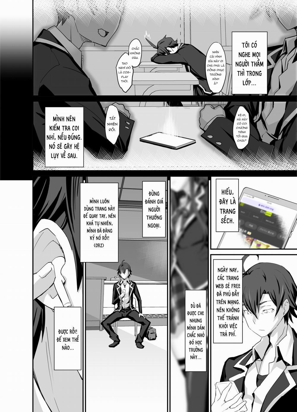 Chuyện tình thanh xuân bi hài của tôi đã kết thúc và tôi vẫn còn là trai tân. Oneshot trang 3