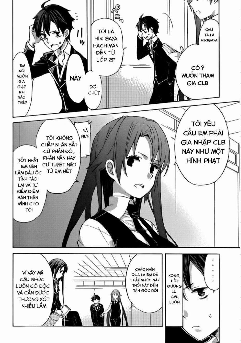 Chuyện Tình Thanh Xuân Bi Hài Của Tôi Quả Nhiên Là Sai Lầm 1 trang 19