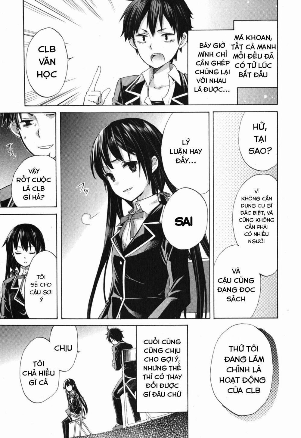 Chuyện Tình Thanh Xuân Bi Hài Của Tôi Quả Nhiên Là Sai Lầm 1 trang 26