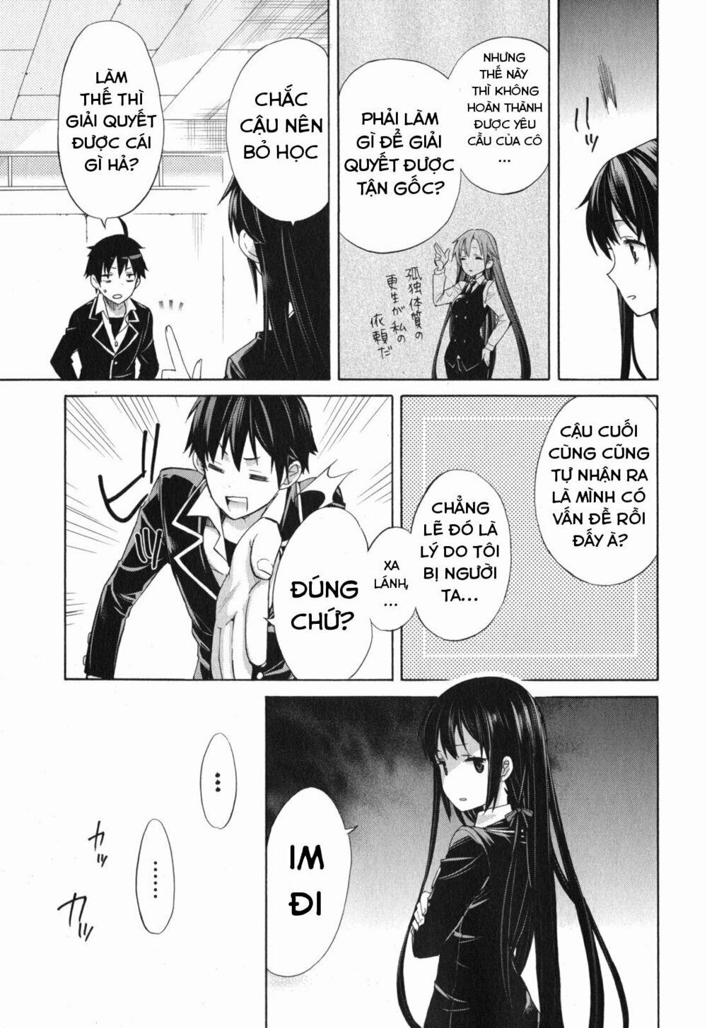 Chuyện Tình Thanh Xuân Bi Hài Của Tôi Quả Nhiên Là Sai Lầm 1 trang 35