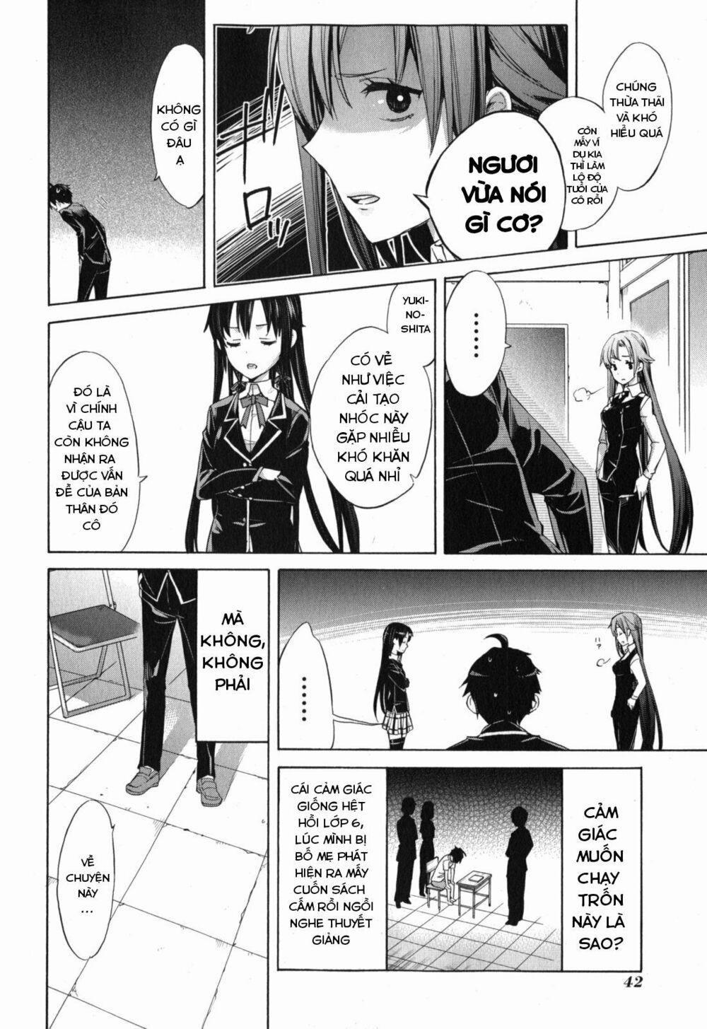 Chuyện Tình Thanh Xuân Bi Hài Của Tôi Quả Nhiên Là Sai Lầm 1 trang 38