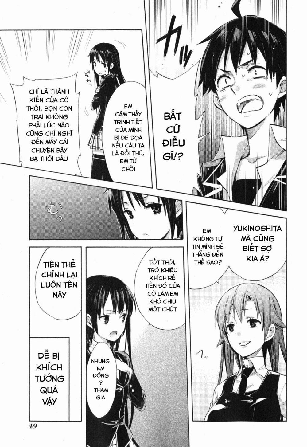 Chuyện Tình Thanh Xuân Bi Hài Của Tôi Quả Nhiên Là Sai Lầm 1 trang 45