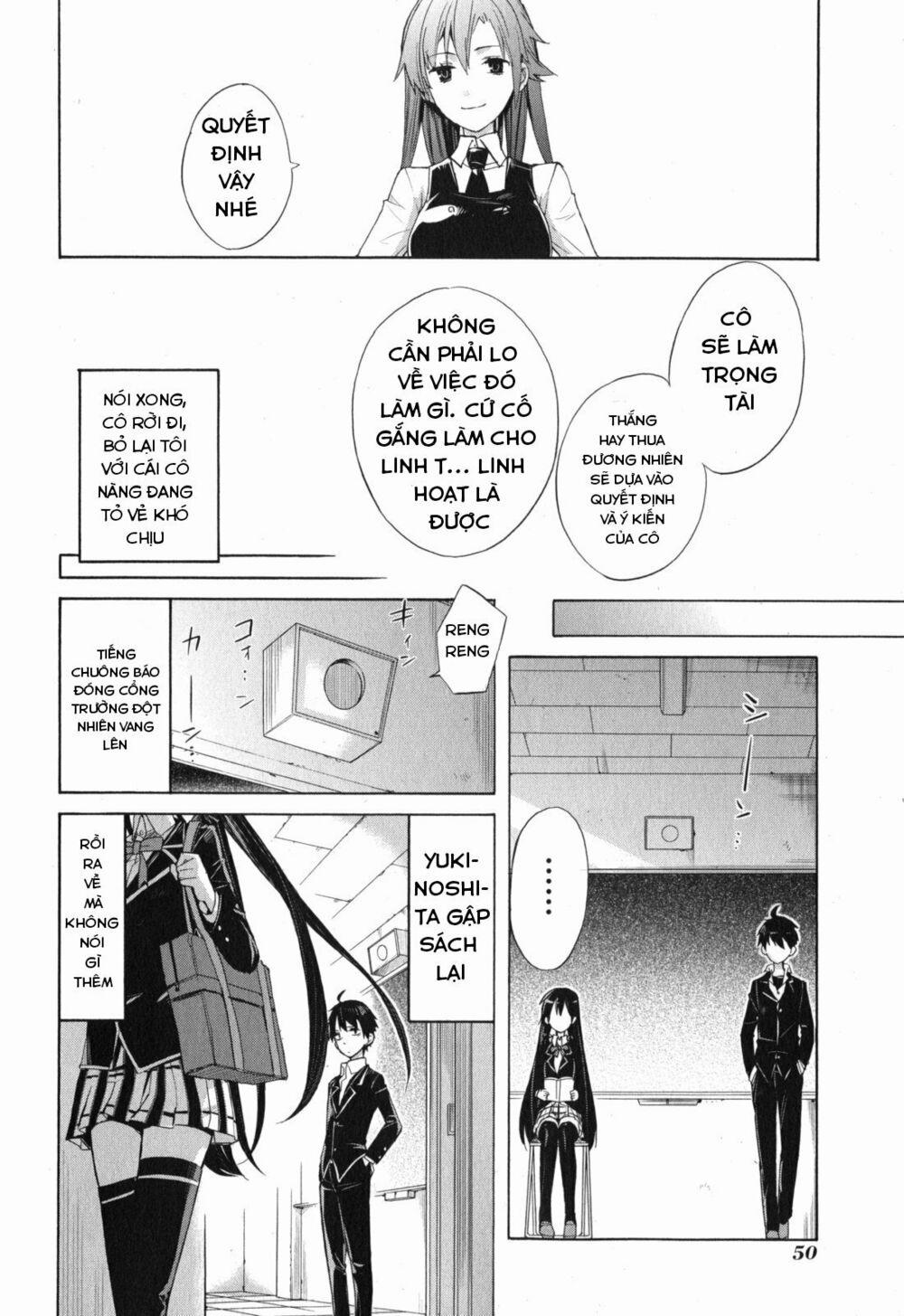 Chuyện Tình Thanh Xuân Bi Hài Của Tôi Quả Nhiên Là Sai Lầm 1 trang 46