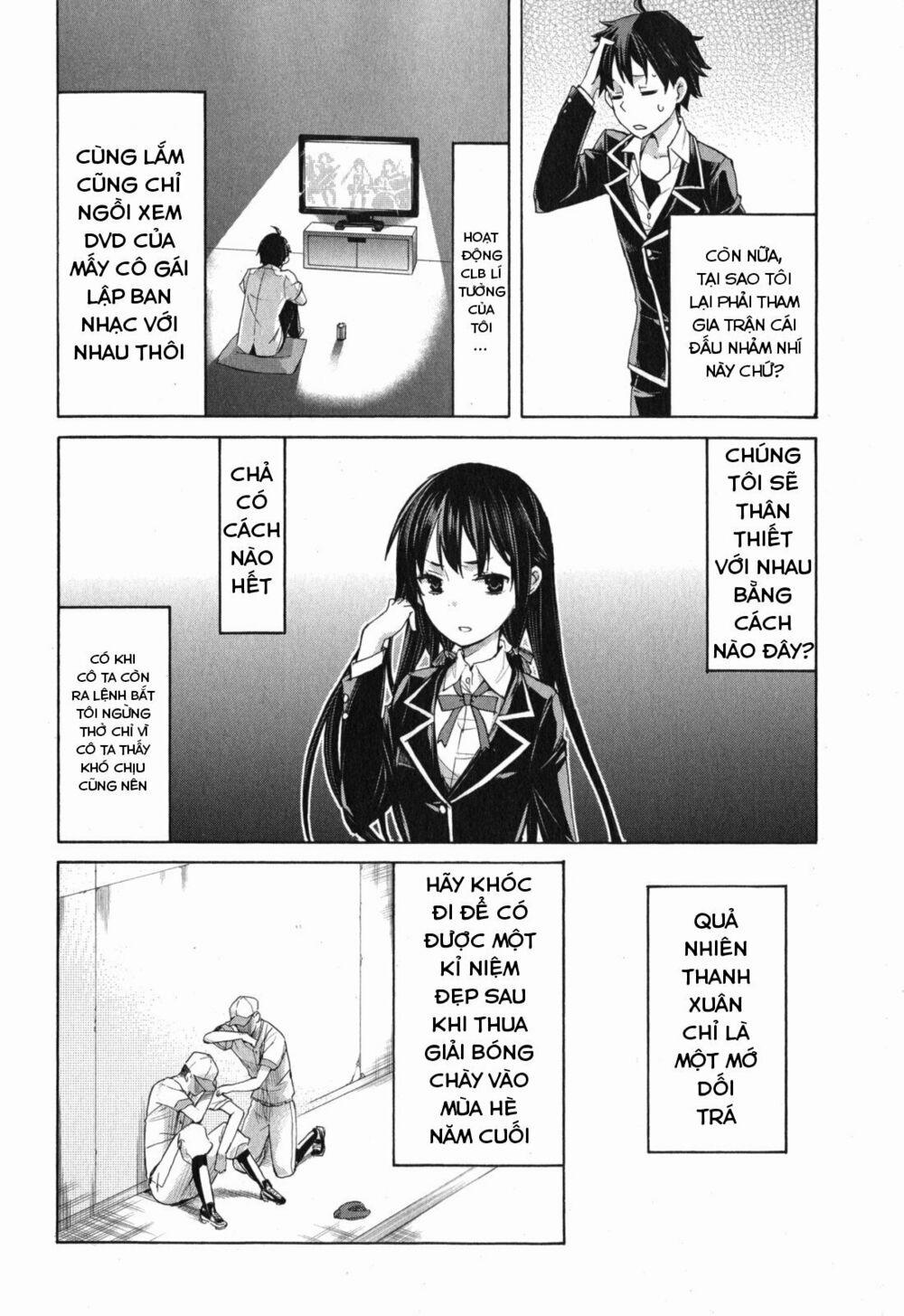 Chuyện Tình Thanh Xuân Bi Hài Của Tôi Quả Nhiên Là Sai Lầm 1 trang 48