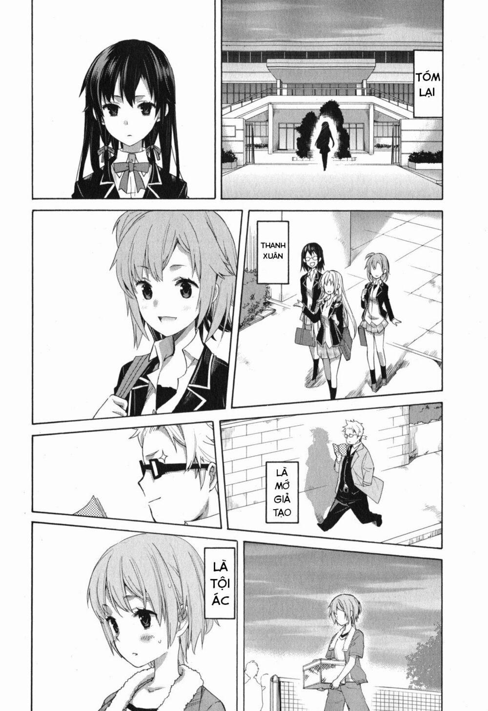 Chuyện Tình Thanh Xuân Bi Hài Của Tôi Quả Nhiên Là Sai Lầm 1 trang 50