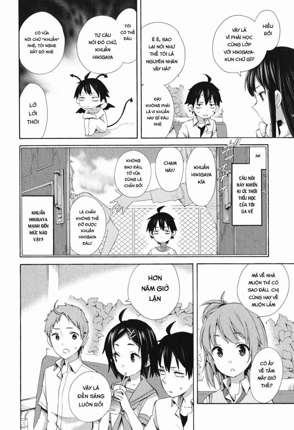 Chuyện Tình Thanh Xuân Bi Hài Của Tôi Quả Nhiên Là Sai Lầm 10 trang 18