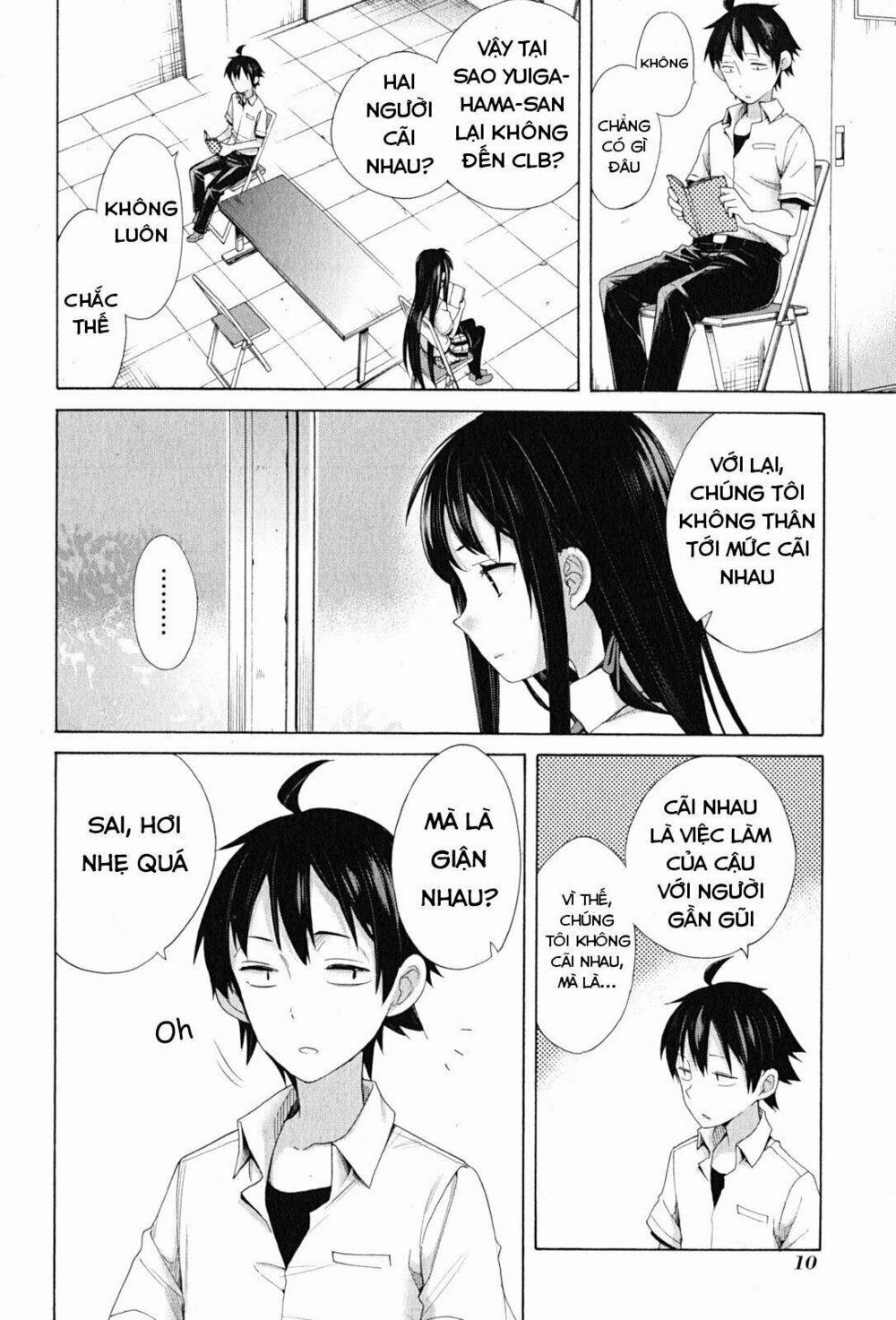 Chuyện Tình Thanh Xuân Bi Hài Của Tôi Quả Nhiên Là Sai Lầm 12 trang 10