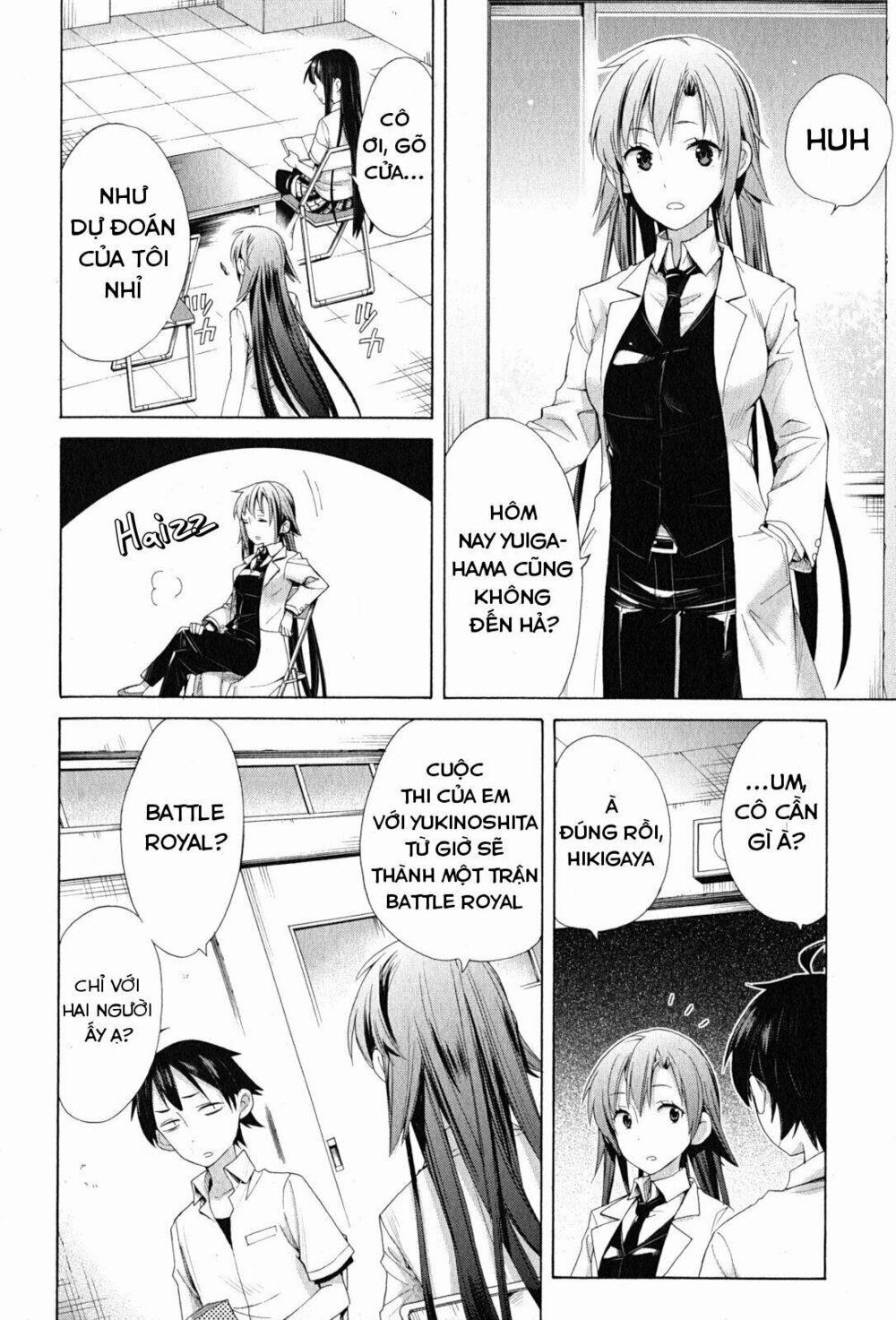 Chuyện Tình Thanh Xuân Bi Hài Của Tôi Quả Nhiên Là Sai Lầm 12 trang 12