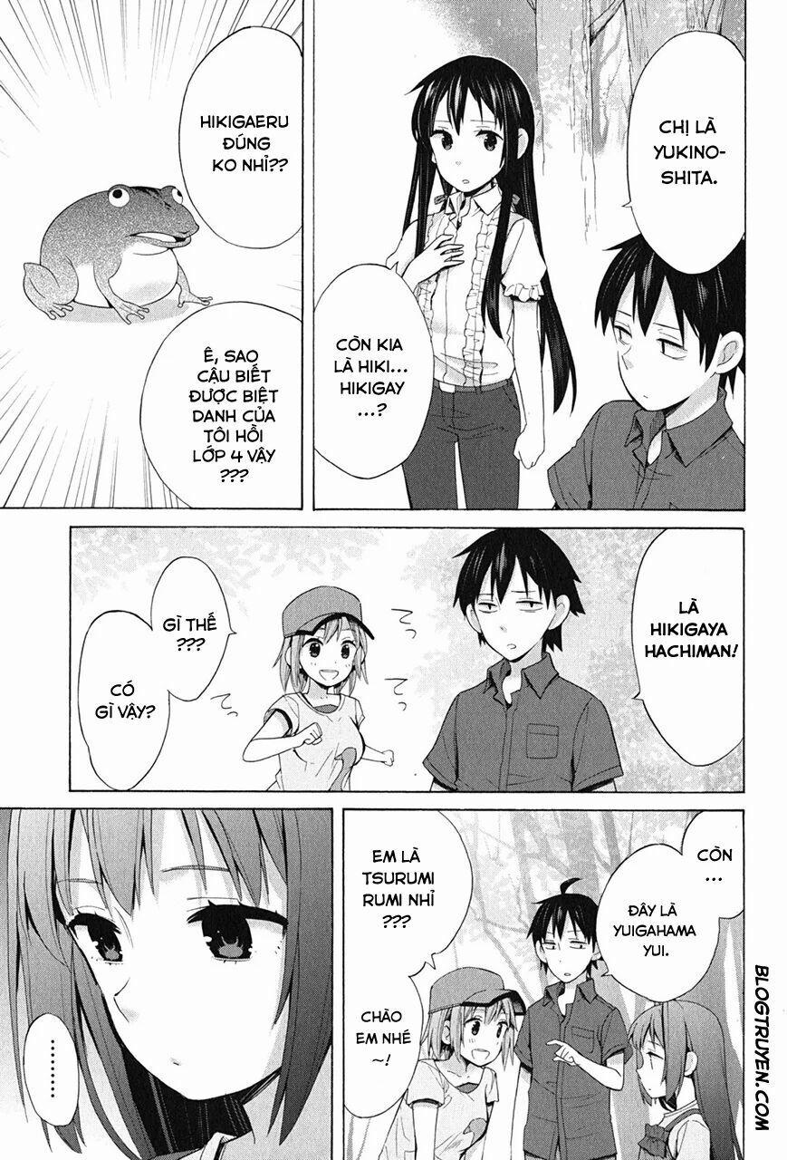 Chuyện Tình Thanh Xuân Bi Hài Của Tôi Quả Nhiên Là Sai Lầm 15 trang 13