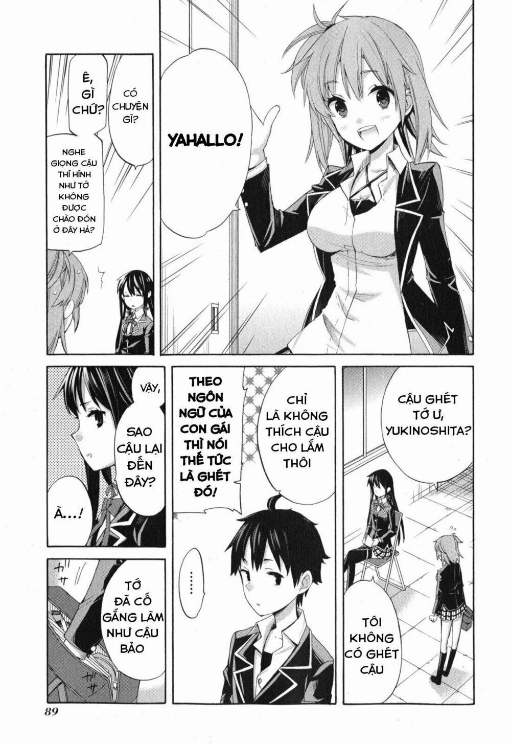 Chuyện Tình Thanh Xuân Bi Hài Của Tôi Quả Nhiên Là Sai Lầm 2 trang 33