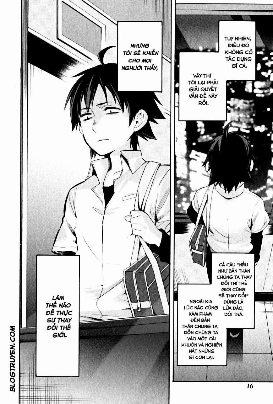 Chuyện Tình Thanh Xuân Bi Hài Của Tôi Quả Nhiên Là Sai Lầm 23 trang 20