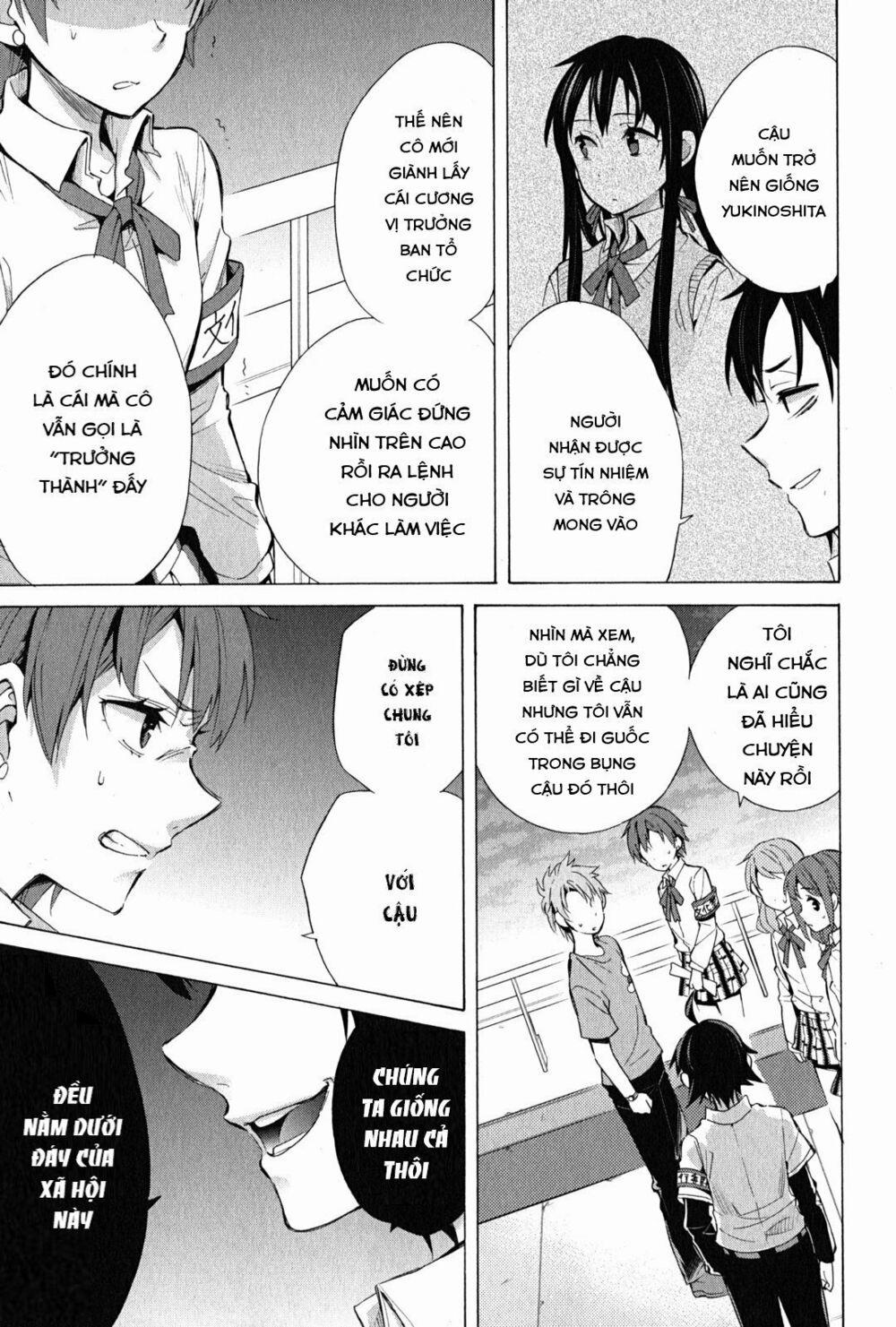 Chuyện Tình Thanh Xuân Bi Hài Của Tôi Quả Nhiên Là Sai Lầm 26 trang 14