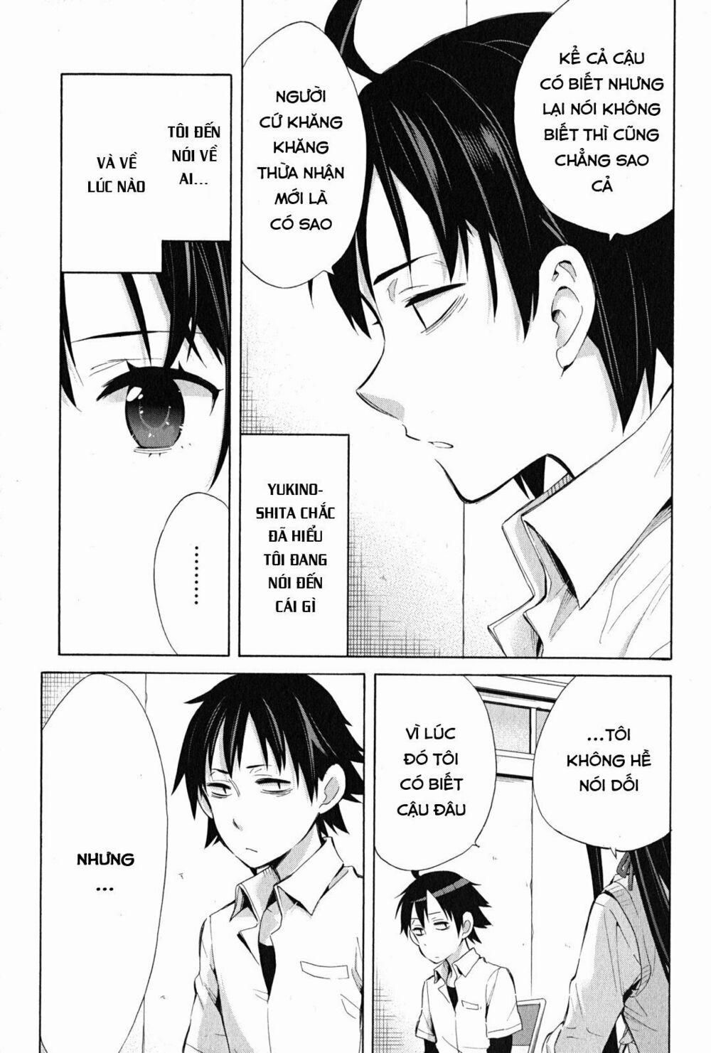 Chuyện Tình Thanh Xuân Bi Hài Của Tôi Quả Nhiên Là Sai Lầm 26 trang 37