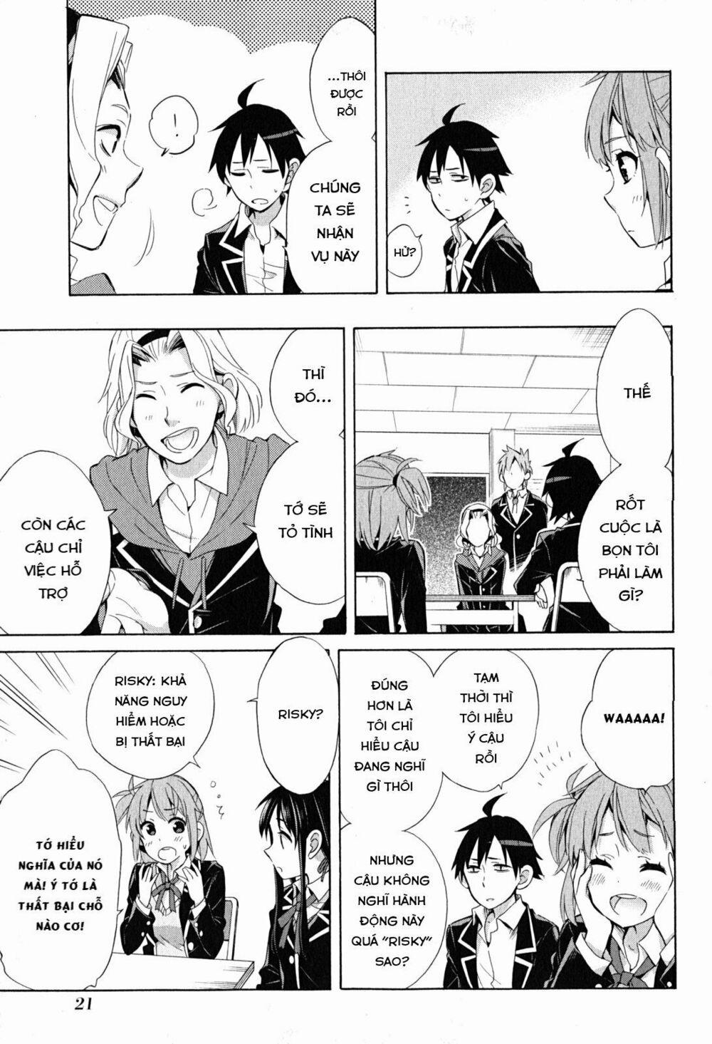 Chuyện Tình Thanh Xuân Bi Hài Của Tôi Quả Nhiên Là Sai Lầm 27 trang 19