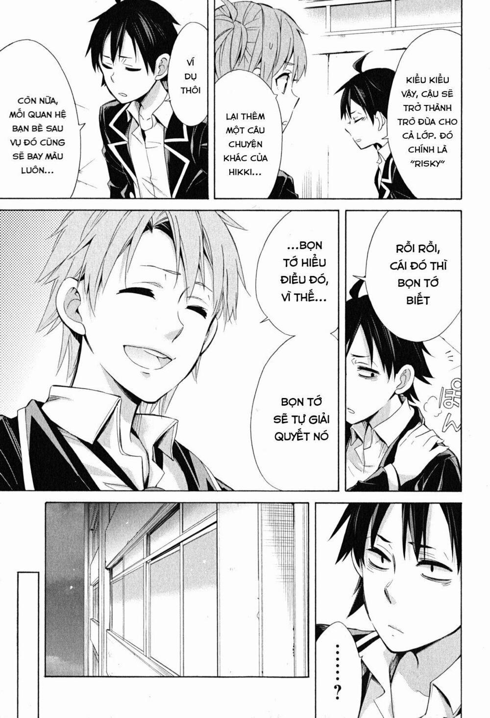 Chuyện Tình Thanh Xuân Bi Hài Của Tôi Quả Nhiên Là Sai Lầm 27 trang 21