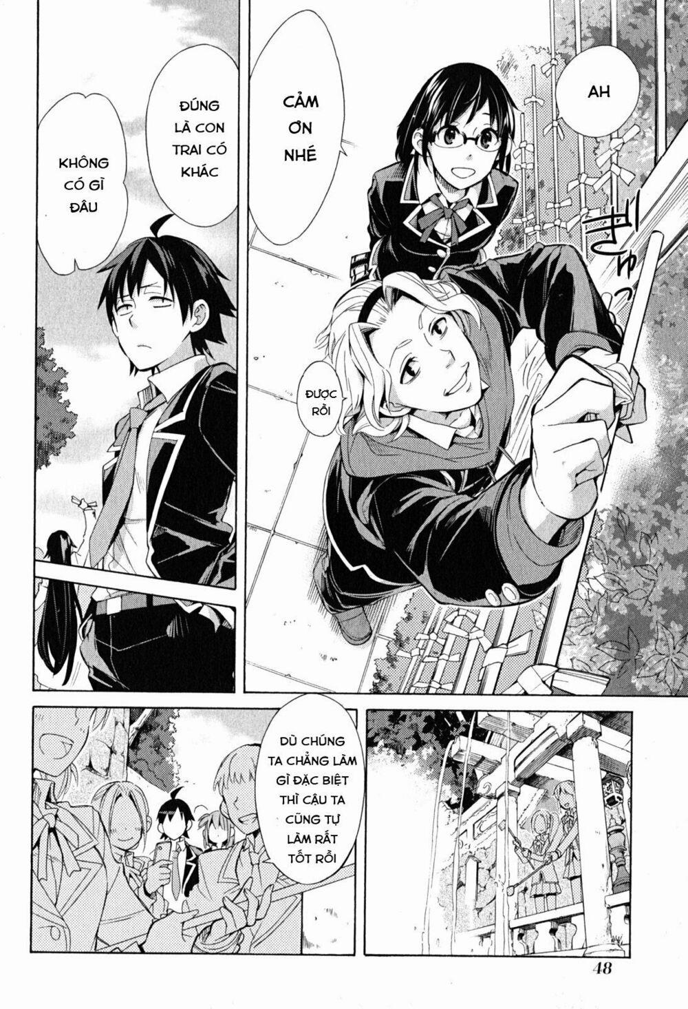 Chuyện Tình Thanh Xuân Bi Hài Của Tôi Quả Nhiên Là Sai Lầm 27 trang 46