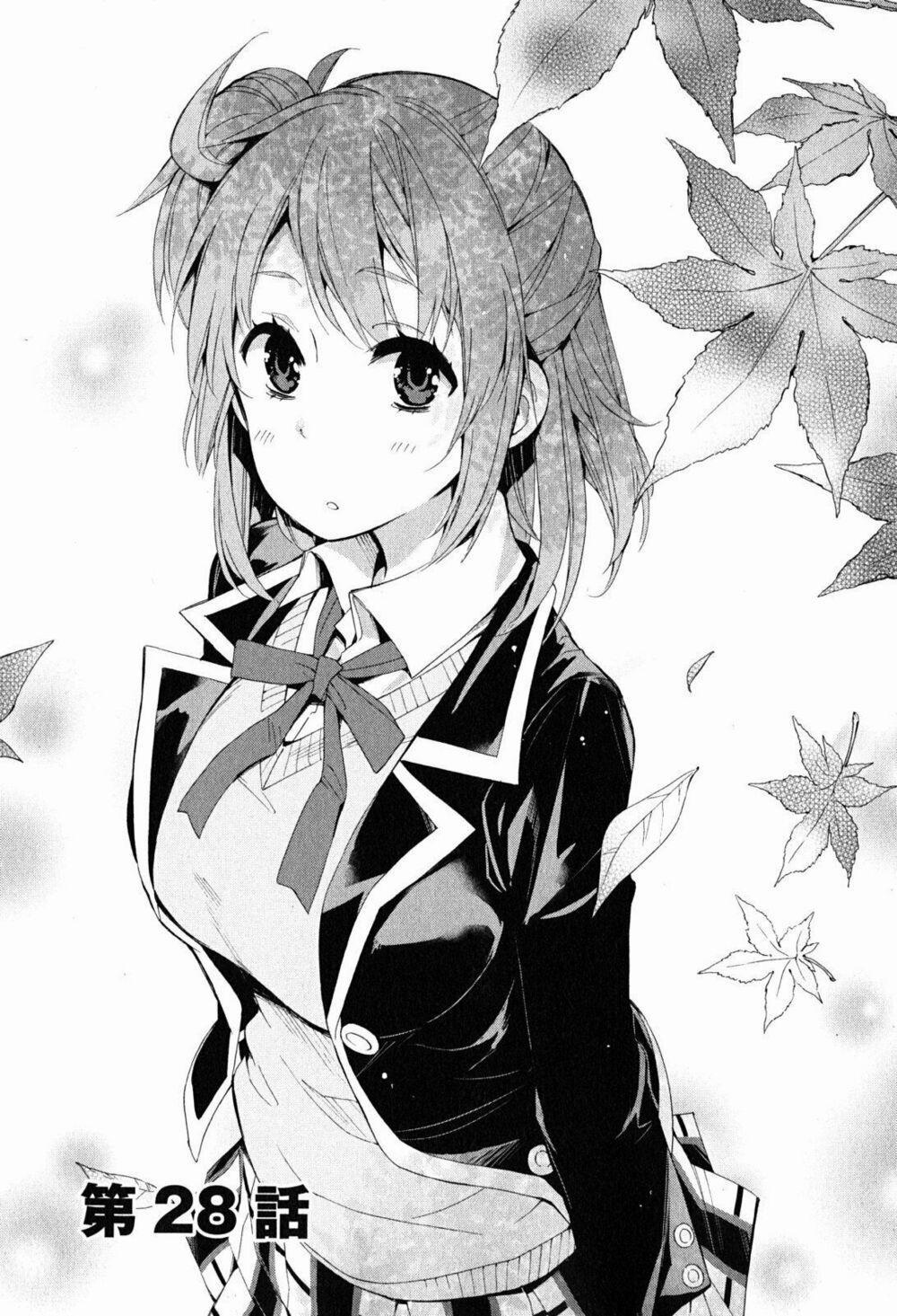 Chuyện Tình Thanh Xuân Bi Hài Của Tôi Quả Nhiên Là Sai Lầm 28 trang 1