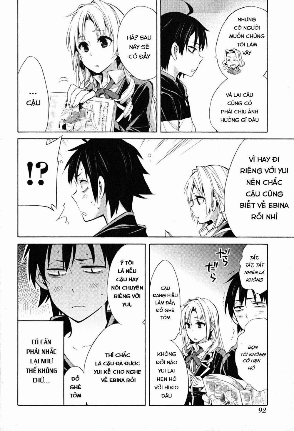 Chuyện Tình Thanh Xuân Bi Hài Của Tôi Quả Nhiên Là Sai Lầm 28 trang 26