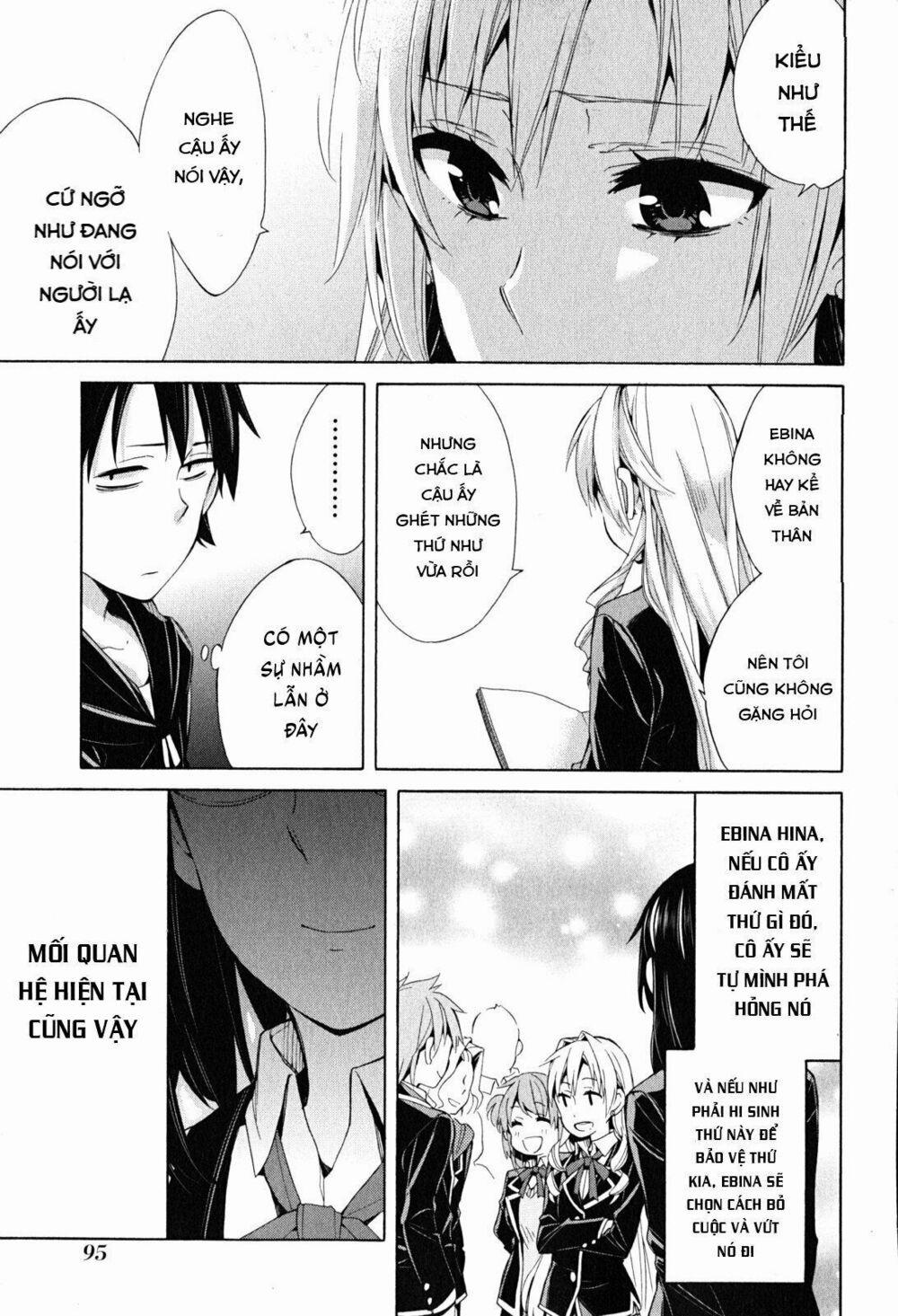 Chuyện Tình Thanh Xuân Bi Hài Của Tôi Quả Nhiên Là Sai Lầm 28 trang 29