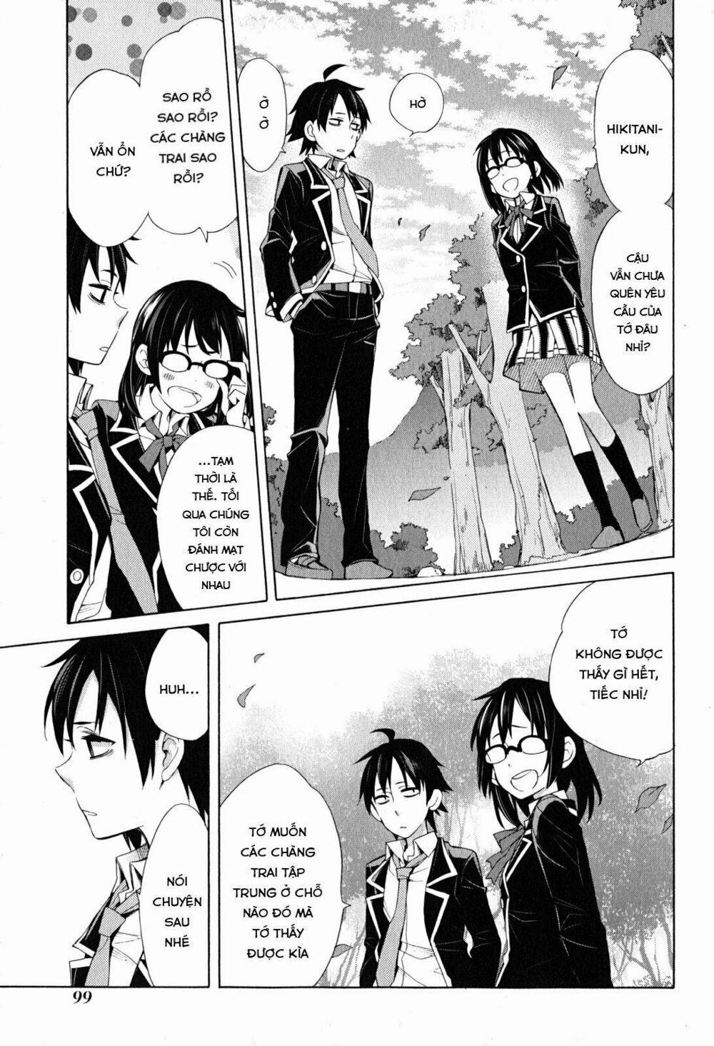 Chuyện Tình Thanh Xuân Bi Hài Của Tôi Quả Nhiên Là Sai Lầm 28 trang 33