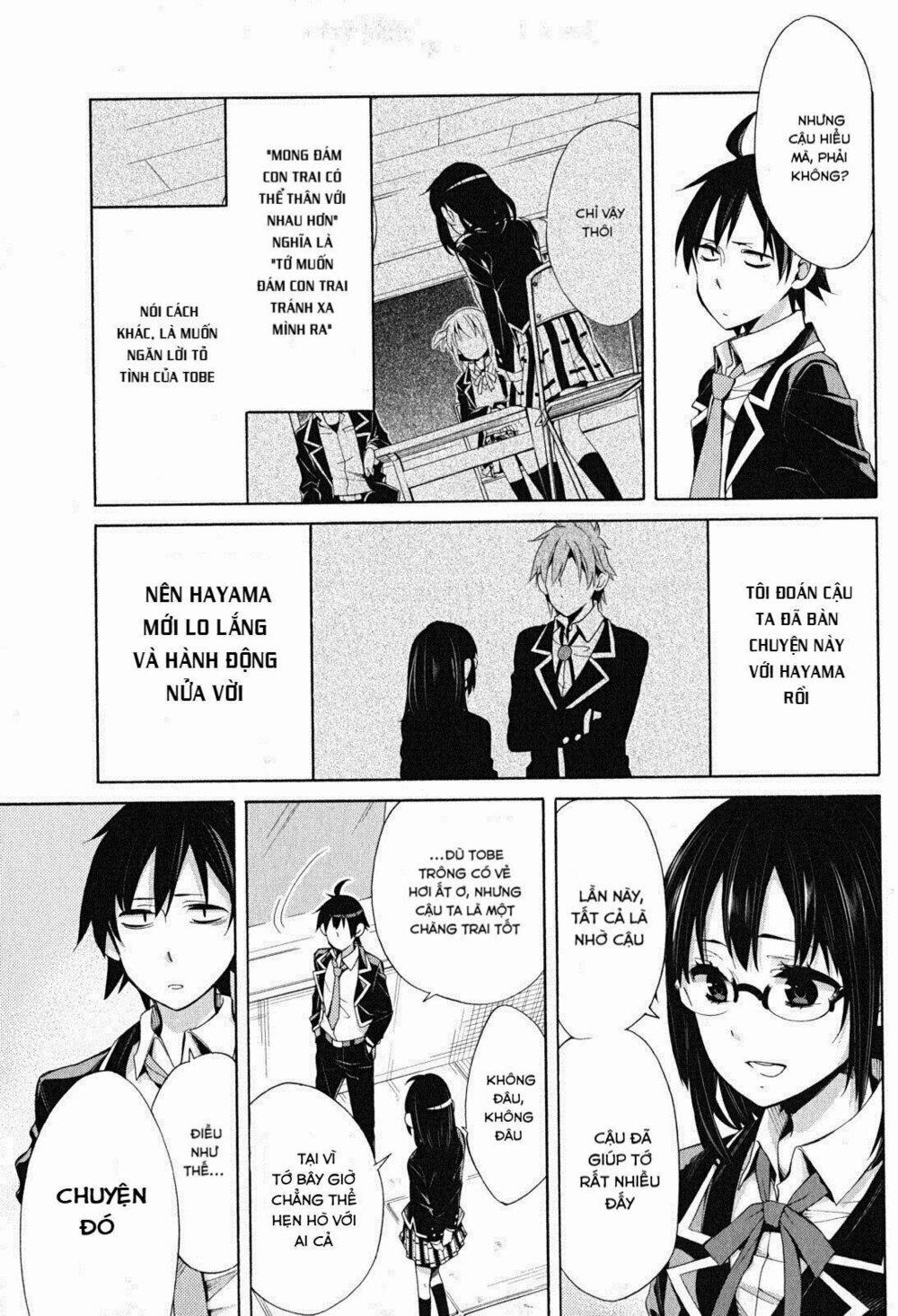 Chuyện Tình Thanh Xuân Bi Hài Của Tôi Quả Nhiên Là Sai Lầm 29 trang 35