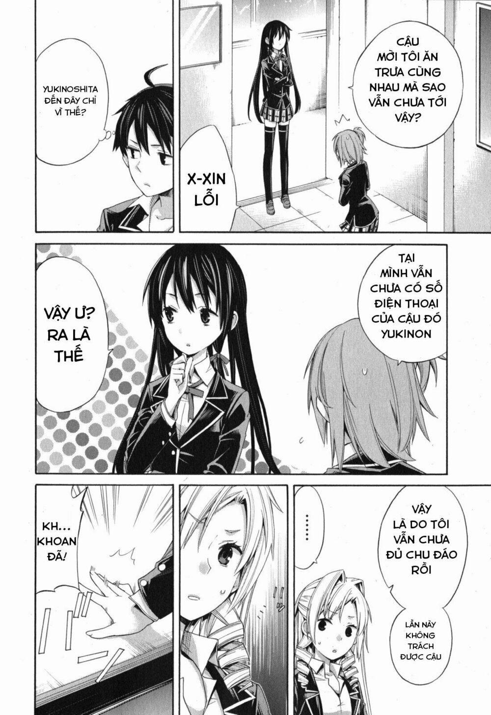 Chuyện Tình Thanh Xuân Bi Hài Của Tôi Quả Nhiên Là Sai Lầm 3 trang 11