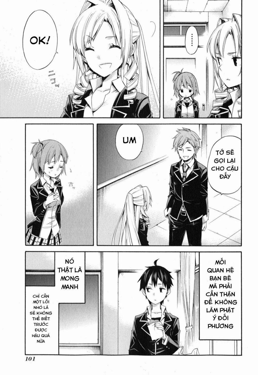 Chuyện Tình Thanh Xuân Bi Hài Của Tôi Quả Nhiên Là Sai Lầm 3 trang 6