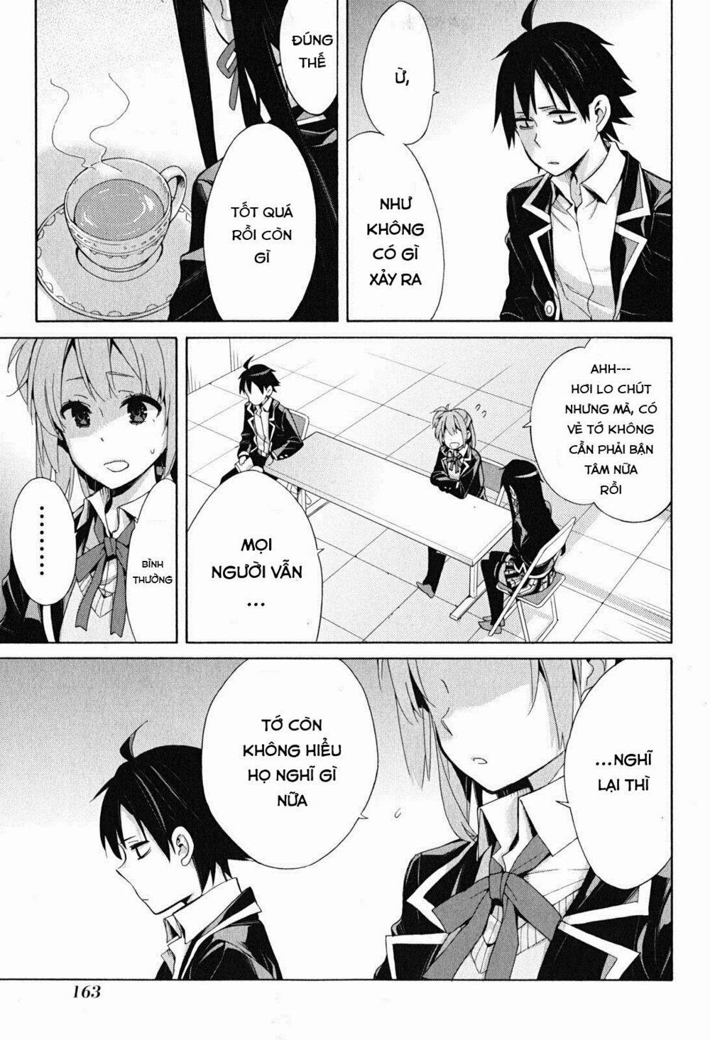 Chuyện Tình Thanh Xuân Bi Hài Của Tôi Quả Nhiên Là Sai Lầm 30 trang 16