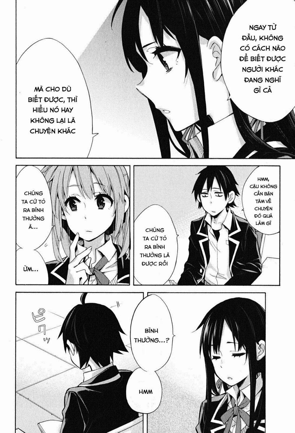 Chuyện Tình Thanh Xuân Bi Hài Của Tôi Quả Nhiên Là Sai Lầm 30 trang 17