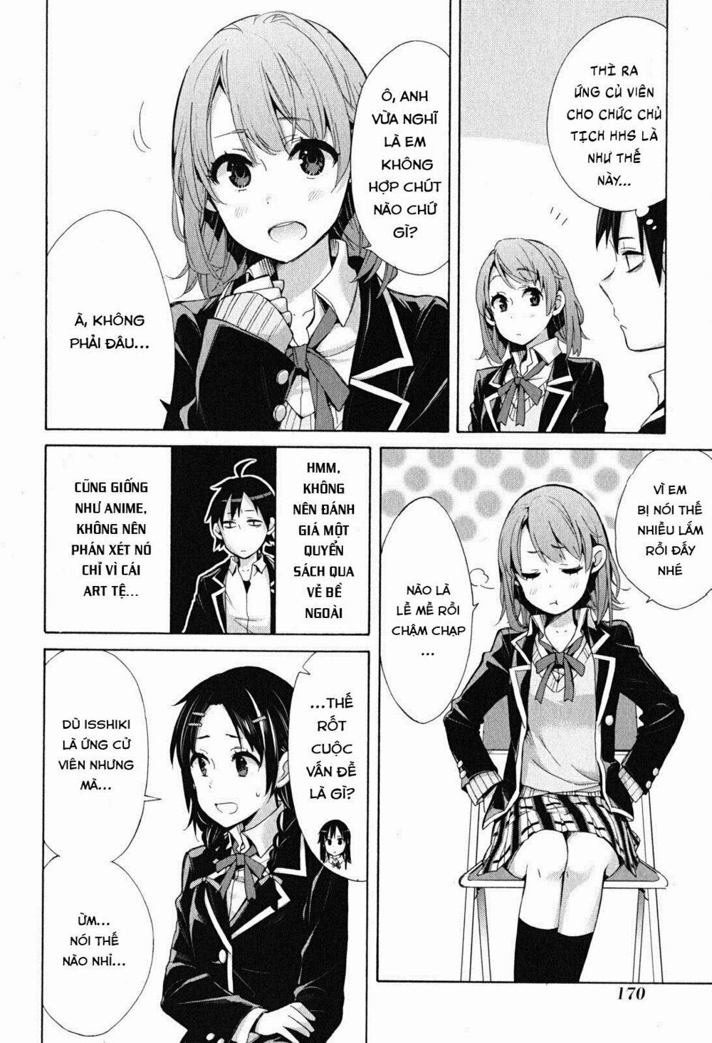 Chuyện Tình Thanh Xuân Bi Hài Của Tôi Quả Nhiên Là Sai Lầm 30 trang 23