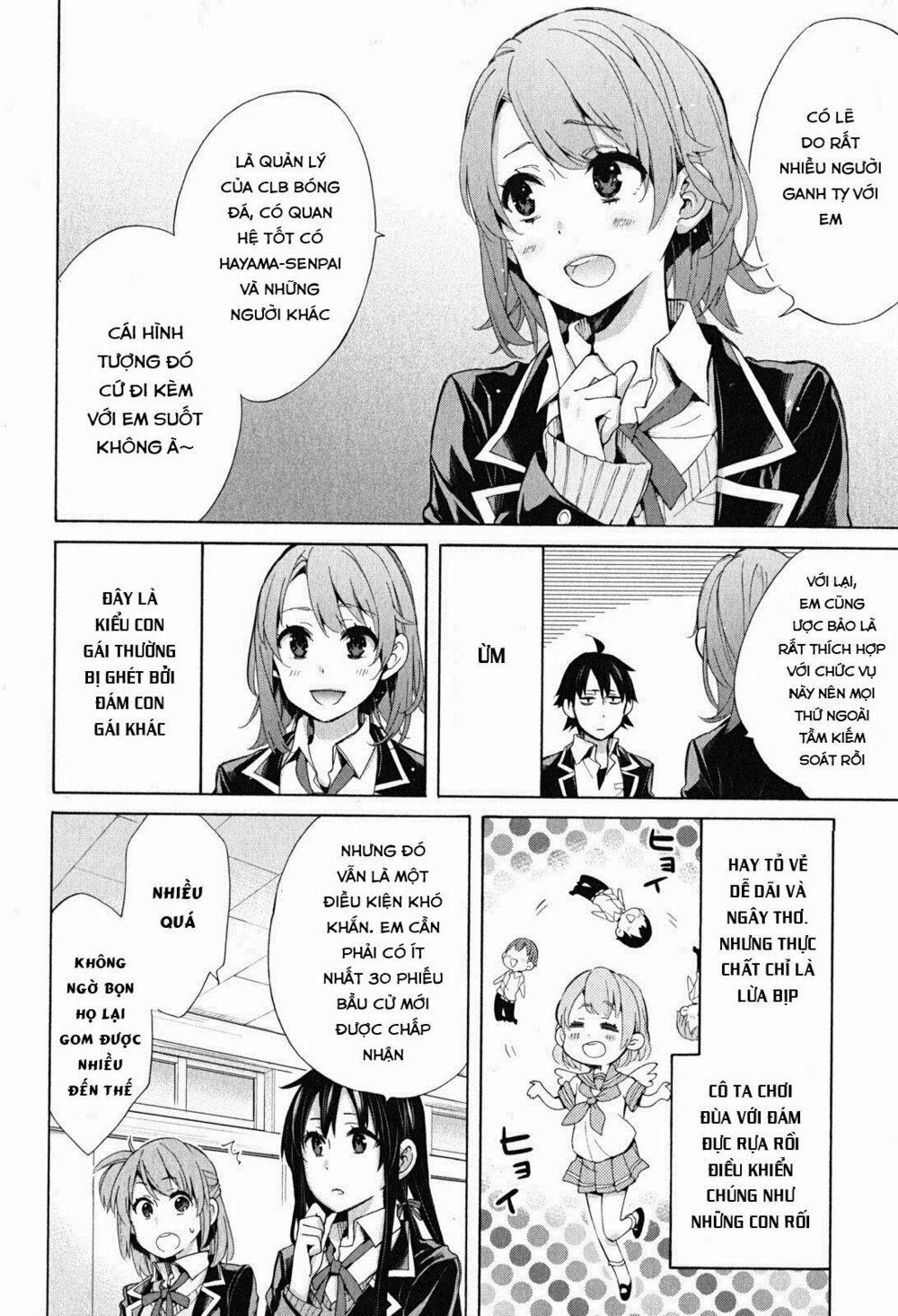 Chuyện Tình Thanh Xuân Bi Hài Của Tôi Quả Nhiên Là Sai Lầm 30 trang 25