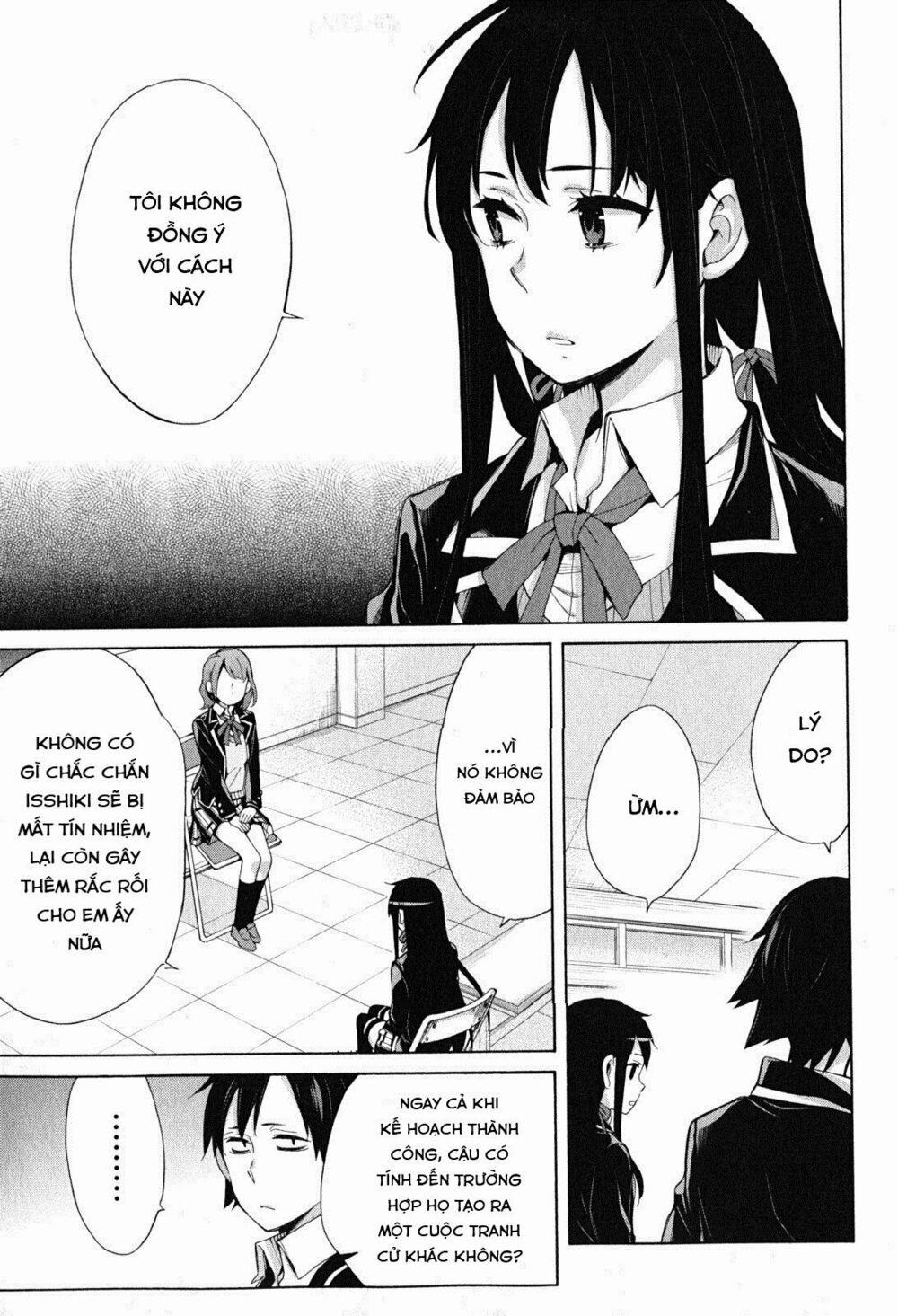 Chuyện Tình Thanh Xuân Bi Hài Của Tôi Quả Nhiên Là Sai Lầm 30 trang 28