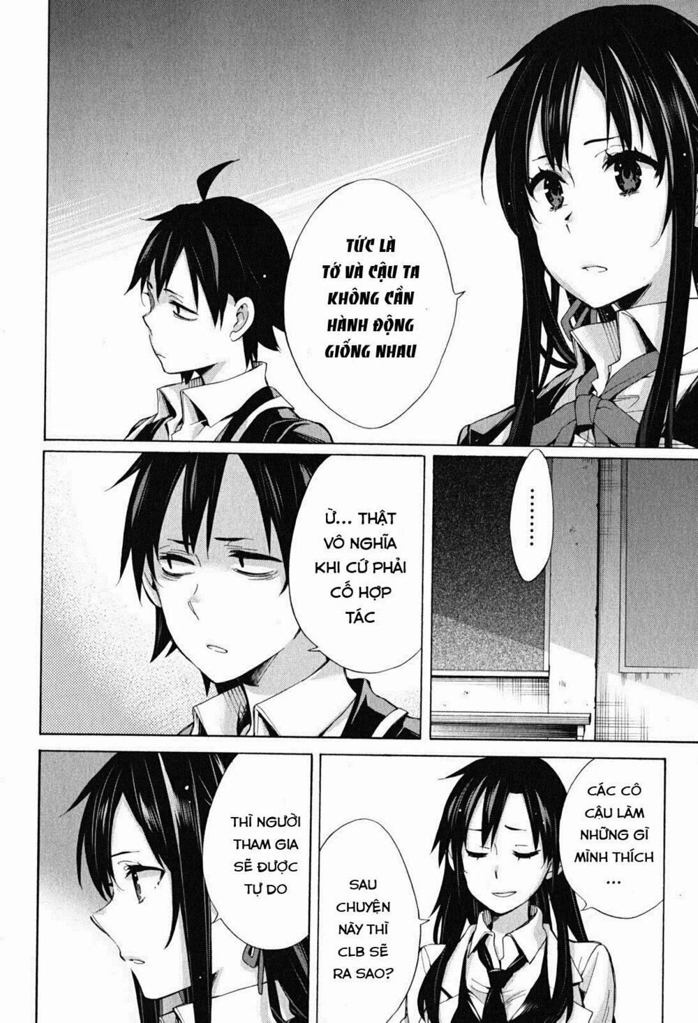 Chuyện Tình Thanh Xuân Bi Hài Của Tôi Quả Nhiên Là Sai Lầm 30 trang 33