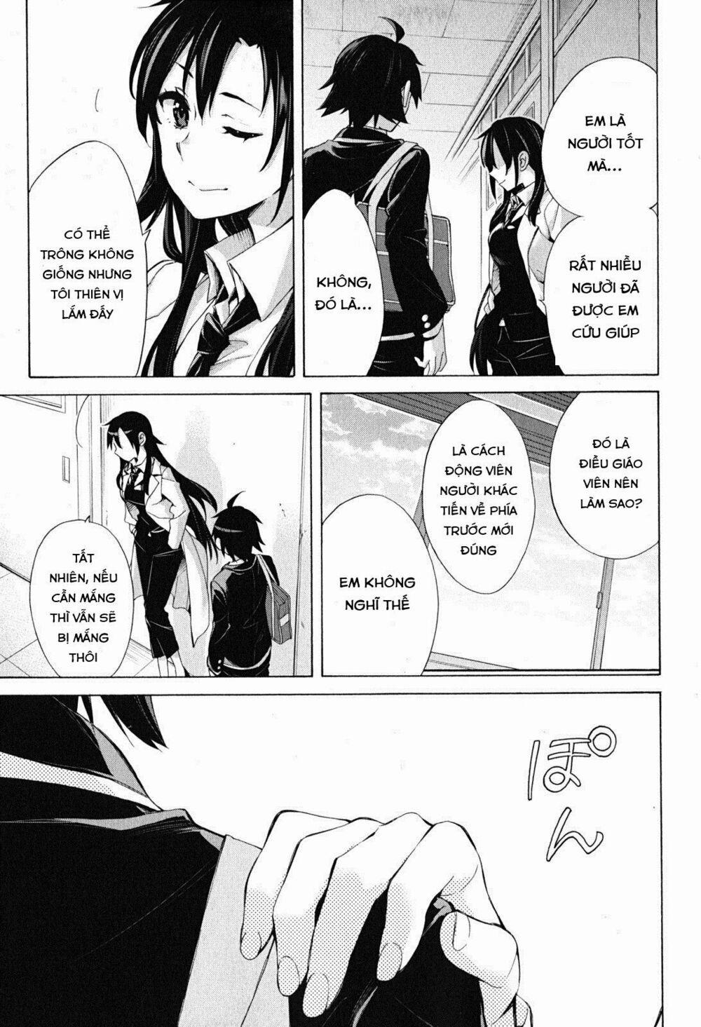 Chuyện Tình Thanh Xuân Bi Hài Của Tôi Quả Nhiên Là Sai Lầm 30 trang 36