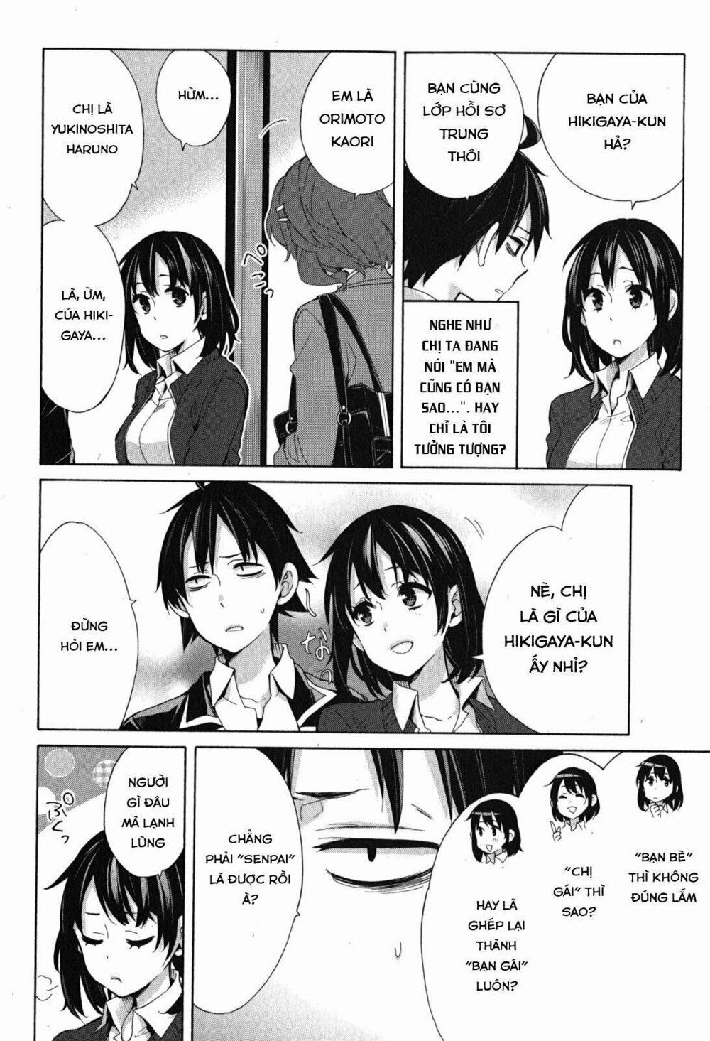 Chuyện Tình Thanh Xuân Bi Hài Của Tôi Quả Nhiên Là Sai Lầm 31 trang 14