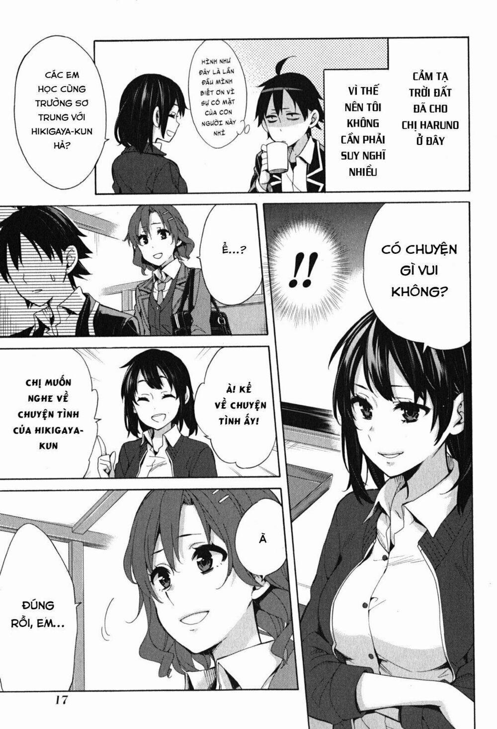 Chuyện Tình Thanh Xuân Bi Hài Của Tôi Quả Nhiên Là Sai Lầm 31 trang 15