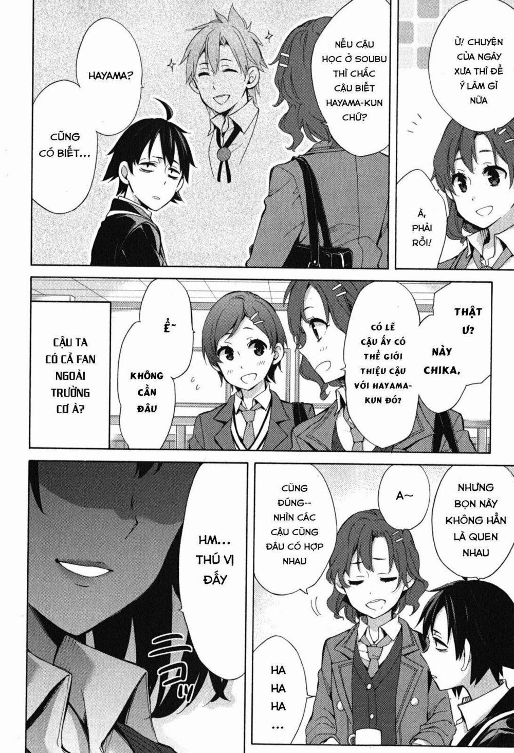 Chuyện Tình Thanh Xuân Bi Hài Của Tôi Quả Nhiên Là Sai Lầm 31 trang 18