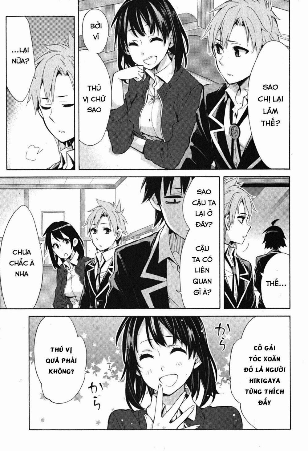 Chuyện Tình Thanh Xuân Bi Hài Của Tôi Quả Nhiên Là Sai Lầm 31 trang 21