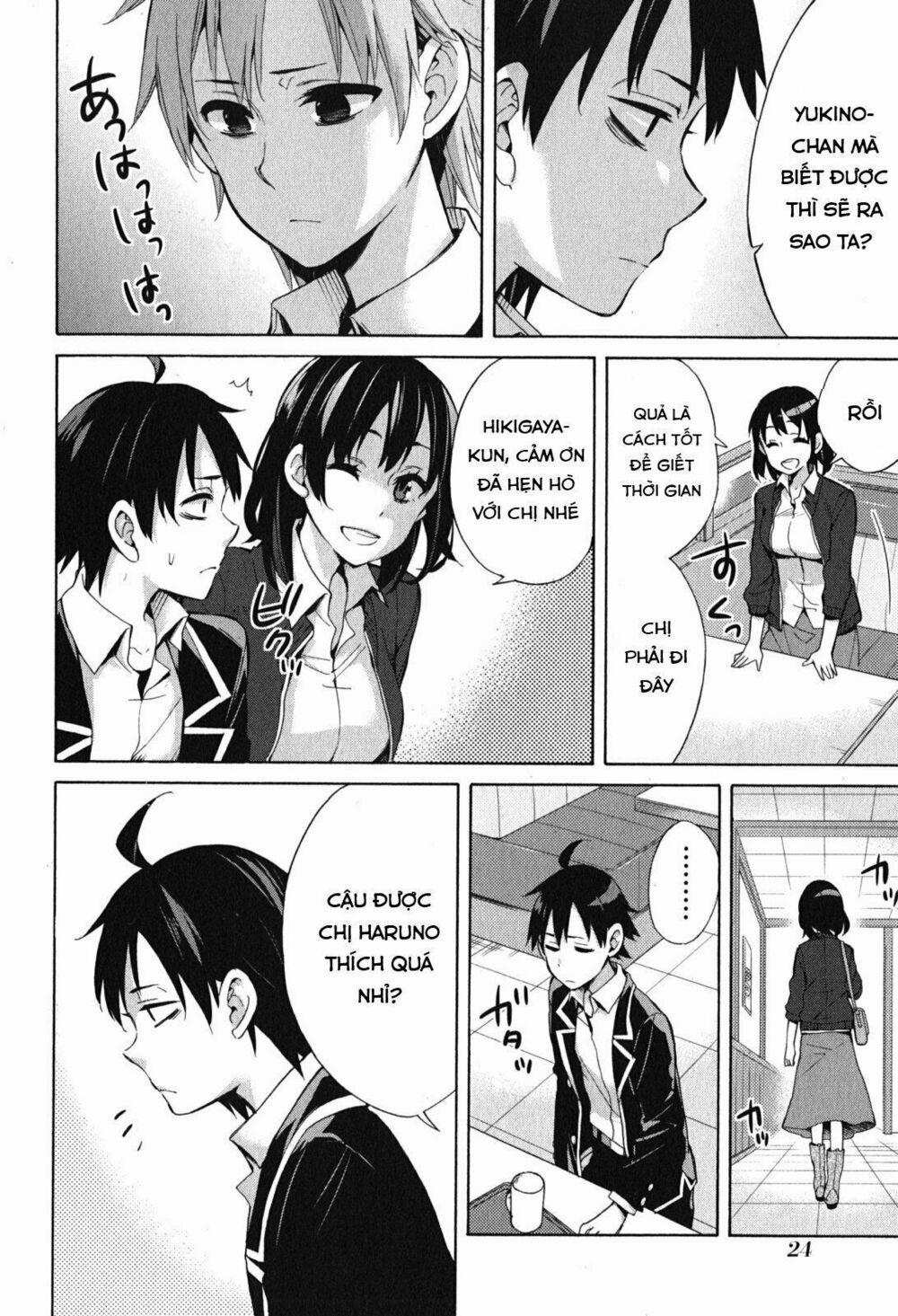 Chuyện Tình Thanh Xuân Bi Hài Của Tôi Quả Nhiên Là Sai Lầm 31 trang 22