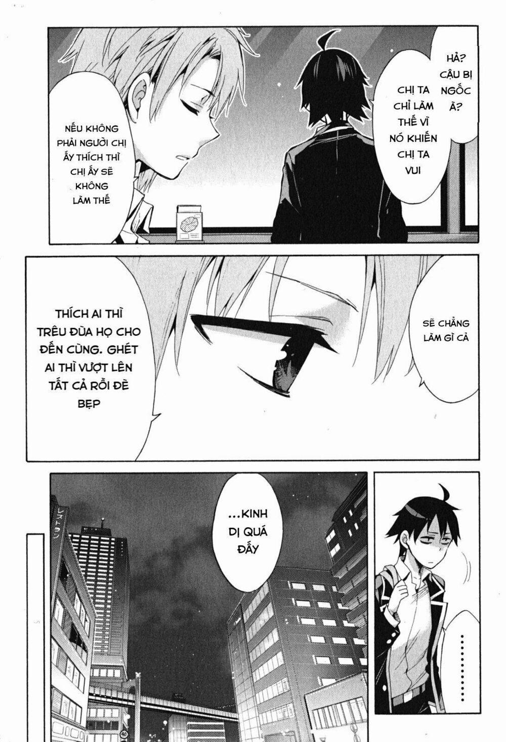 Chuyện Tình Thanh Xuân Bi Hài Của Tôi Quả Nhiên Là Sai Lầm 31 trang 23