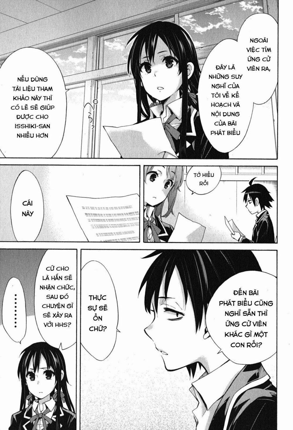 Chuyện Tình Thanh Xuân Bi Hài Của Tôi Quả Nhiên Là Sai Lầm 31 trang 29