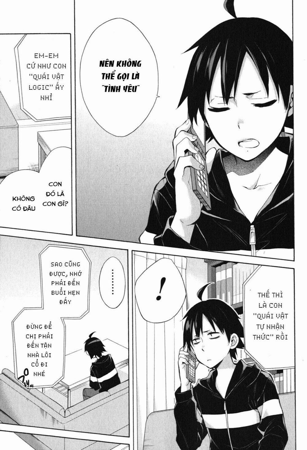 Chuyện Tình Thanh Xuân Bi Hài Của Tôi Quả Nhiên Là Sai Lầm 32 trang 11