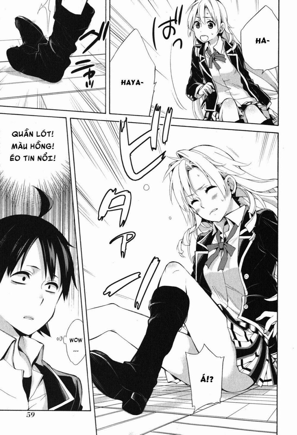 Chuyện Tình Thanh Xuân Bi Hài Của Tôi Quả Nhiên Là Sai Lầm 32 trang 21